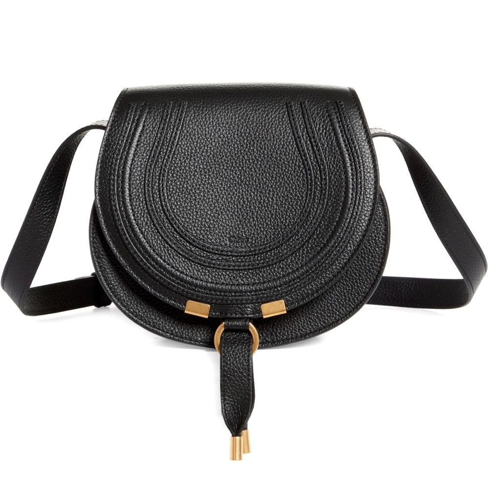 NWT Chloe Marcie Small leather crossbody saddle bag